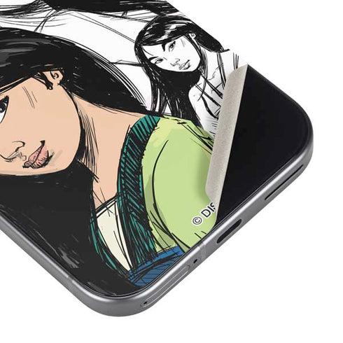 Disney Princess Mulan Sketch Pixel 9 Pro XL Skin